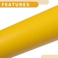 thumbnail image 5 of Unique Bargains Matte Yellow Protective Car Wrap Film 152x31cm 5.5mil Polyvinyl Chloride 1 Pc Universal, 5 of 7