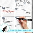 thumbnail image 3 of Large 24"x36" White Board Calendar Dry Erase Calendar for Wall Big Dry Erase Wall Calendar Monthly Large Wall Calendar Dry Erase Board Planner Includes 6 Markers Eraser Push Pins & Mounting Tape, 3 of 8