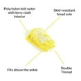 thumbnail image 3 of McKesson Yellow Slipper Socks, Non-Skid Safety Tread, Toddler Shoe Size 4-7.5, 96 Pairs, 3 of 9
