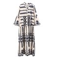 thumbnail image 6 of Kishawna Womens Boho Floral Puff Sleeve Tiered Maxi Dress Long Dresses, 6 of 8