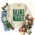 thumbnail image 3 of Silent Night Block Distressed - Women's Graphic Sweatshirt, 3 of 11
