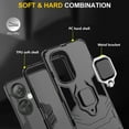 thumbnail image 2 of FIEWESEY for One Plus Nord N30 5G Phone Case, Shoftproof Military Grade Drop Protective Case with Kickstand Rugged Phone Case for One Plus Nord N30/One Plus CE3 Lite 5G (Black), 2 of 6