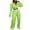 Green 2 piece outfits for women, variant on Usmixi Tracksuits Set for Women Long Sleeve Cropped Pullover Top 2 Piece Sets for Women Casual Solid High Waist Wide Leg Long Pant Outfits Sets Ladies Pleated Lounge Sets