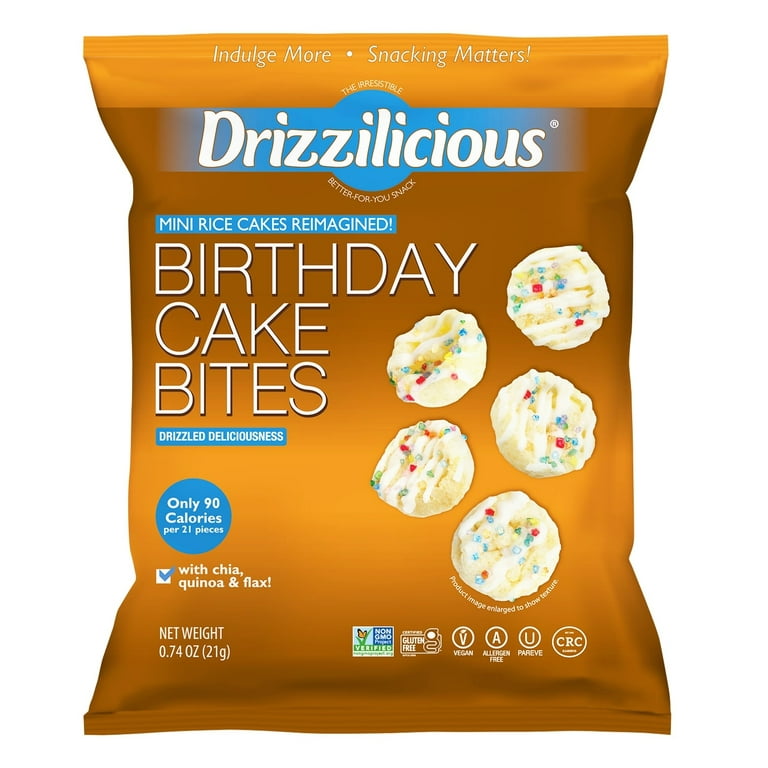 Rice cake & Harry③ Drizzilicious Mini Rice Cake Bites Variety Pack Same-Day