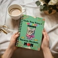 thumbnail image 3 of Kinda Busy Being Kindergarten Teacher and American Shorthair Mom Spiral Bound Journal Cat Lover Kitten Owner Gifts 5x7in Spiral Notebook - 02005, 3 of 5