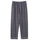 thumbnail image 2 of Pantalones de pijama largos Pantalones largos para hombre, pantalones para dormir, pantalones casuales de pierna recta de moda para mujer, pantalones a cuadros para el hogar, se pueden usar fuera de p, 2 of 3