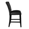 thumbnail image 3 of Steve Silver Markina Black Vinyl Counter Chair, 3 of 6