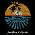 thumbnail image 2 of LA Pop Art Men's Word Art Long Sleeve T-shirt - Cities In San Diego, 2 of 2