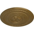 thumbnail image 3 of Ekena Millwork 26 1/4"OD x 1 1/2"P Pearl Ceiling Medallion (Fits Canopies up to 1 7/8"), Hand-Painted Pale Gold, 3 of 5