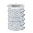thumbnail image 2 of 5 Rolls Christmas Ribbon 1.5 inch Wide Decorative Ribbon for Gift Wrapping and Holiday Decorations Pastel Doodle Airplanes, 2 of 7