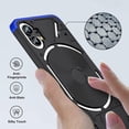 thumbnail image 6 of Compatible with Nothing Phone 1 Case Shockproof Hard Matte Nothing Phone 1 Phone Case 3 in 1 Ultra Thin Protective Case (Nothing Phone 1, Black/Blue), 6 of 14