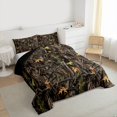 thumbnail image 3 of Homewish Autumn Leaves Bedding Comforter Set,Rustic Plant Tree Twin Comforter Sets,Natural Botanical Bedding Set For Kids,Microfiber Bedroom Decor Reversible,2 Pieces, 3 of 8