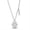 Claw print bone, variant on MULA Solid 925 Sterling Silver Necklace Brilliant Star Moon AAA CZ Pendant For Women Birthday Valentine's Day Gift Jewelry