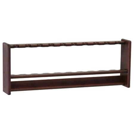 10 Mahogany Fishing Rod Rack