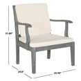 thumbnail image 4 of Safavieh Fresno Outdoor Contemporary 4 Piece Living Set with Cushion, 4 of 8