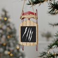thumbnail image 4 of Effete Feline Claw Marks Scratch Sled Ornaments, 4 of 4
