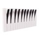 thumbnail image 1 of Piano Wooden Coat Racks Piano Keys Wall Mounted Coat Hook Hanger Wall Decoration Hat Storage Rack, 1 of 5