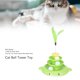 thumbnail image 3 of Juguete De Torre De Bola De Gato Desmontable, Juguete Interactivo De 3 Niveles Con Pluma, Resistente Y Duradero Para Ejercicio De Gatito, 3 of 7