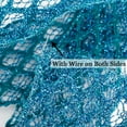 thumbnail image 3 of 1 Roll 2.5 inch, Glitter Diamond Wire Edge, Christmas Ribbon for Holiday Tree, Bows Making, Wreath Supplies, Garland, Home Decor, Crafts - 10 Yards, 3 of 8