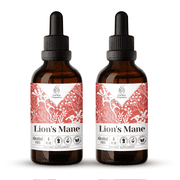 Lion's Mane Extract, Natural Herbal Supplement for Cognitive Support, Lion's Mane (Hericium erinaceus) Dried Mushroom Tincture, Alcohol-Free, Drops 2x4 oz