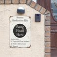 thumbnail image 2 of Vintage Metal Tin Sign, Bang Head Here Wall Art Decor, Stress Reduction Something Different Wholesale Bang Head Poster for Home Living Room Bedroom Garden Garage Cafe Bar Pub 8X12 Inch, 2 of 3
