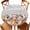 Gray, variant on Round Fitted Tablecloths with Elastic Edge Christmas Ginger Bread Man Snowflakes Waterproof Table Cover for Kitchen Dining Party Decor,55" - 60"