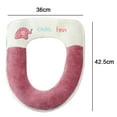 thumbnail image 2 of Rawiri Funda para asiento de inodoro, almohadillas más gruesas y suaves para calentador de baño, funda para asiento de inodoro, almohadilla lavable, 2 of 5