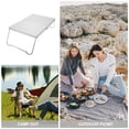 thumbnail image 3 of LIFKOME Travel Table Foldable Aluminum Alloy Portable for Camping 1Set, 3 of 8
