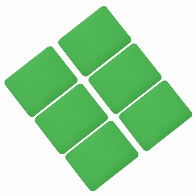 Uxcell 6 Pcs Pièces Thermocollantes Patchs de Réparation en Tissu pour Vêtements Vert