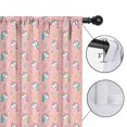 thumbnail image 4 of Blackout Kids Curtains,Pink Cartoon Unicorn Lightning Star Pattern Childrens Insulated Curtains Set Of 2,Bedroom Essentials,Toddler Room Decor 42"x54", 4 of 5