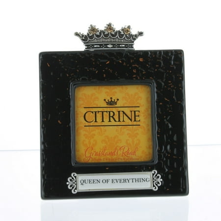 November Citrine Queen of Everything Birthstone Picture Frame Grasslands