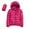 Hot Pink, variant on GEWSEY Women's Hooded Packable Ultra Light Weight Short Down Jacket (Khaki, 3XL)