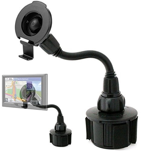 Low Profile Drinks Cup Holder Mount for Garmin Nuvi 42 44 52 54 55 56 LM LMT GPS 