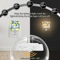 thumbnail image 4 of Yayeee 2-Pack Plug in LED Night Lights with Light Sensors Motion Detectors, Light Blue Plaid, 4 of 7