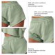 thumbnail image 4 of Pantalón corto elástico para yoga NikouMX mujer talla S M L XL, 4 of 5