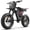 R700 60V Black, variant on R700 Peak 750W 20"x4.0 Fat Tire Electric Bike, 52V 30Ah Battery, Off-road E-Bike,E-Mountain bike,for Adults,UL2849