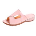 thumbnail image 2 of VerPetridure Women's Casual Platform Qedge Heel Open Toe Plus Size Sandals And Slippers, 2 of 5