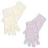Spa Gloves (Set of 2) - Aloe Infused - Cream-Purple