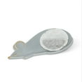 thumbnail image 1 of Abbott Collection AB-27-STEEP-MOUSE 6 in. Mouse Teabag & Trinket Holder, Grey & Gold, 1 of 1