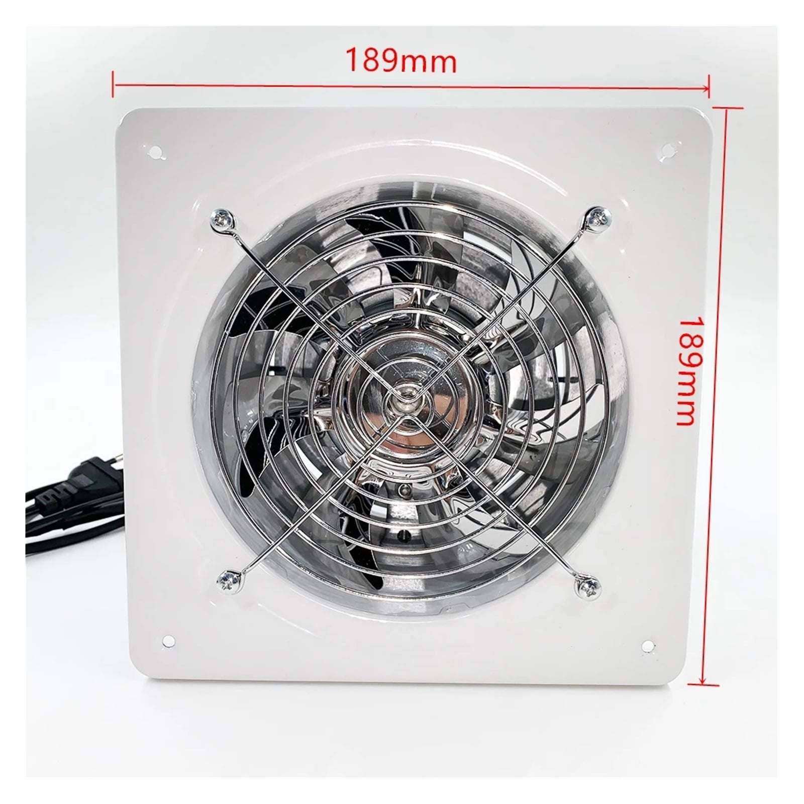 6 Inch Duct Exhaust Pipe Fan For Bathroom Toilet Air Ventilation Speed Adjustable