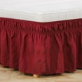 thumbnail image 5 of Solid Color Elastic Bed Skirt Wrinkle Free Dust Ruffle for Twin Queen King US Size, 5 of 5