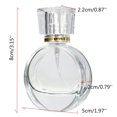 thumbnail image 4 of 20ml Empty Glass Perfume Spray Bottle Round Atomizer Refillable Travel Container Special Offer, 4 of 8