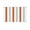 Burnt orange gray, variant on Navy Blue Aqua Striped Sun Shade Sail 6.5'x10' Rectangle Outdoor Shade Canopy, Farmhouse Stripe Art Porch Shades Outdoor Sun Blocking Screen, Sunshade Cloth Covers for Patio/Deck/Garden