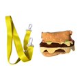 thumbnail image 2 of Bolsa de ropa de muñeca de felpa para niña, bolsa de ropa para muñeca, decoración de moda para niños, regalo de cumpleaños, disfraces con manos, bolsa Bolsa de hamburguesa, 2 of 9