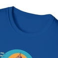 thumbnail image 3 of Man in Clouds Dream Unisex Softstyle T-Shirt Boho Egyptian Style Trip, 3 of 3