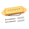 thumbnail image 4 of Xuanheng Single Coil Pickup Musical Instrument Accessory Easy to Install Retro Design Yellow Bridge, 4 of 8