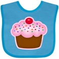 thumbnail image 3 of Inktastic Cupcake Girls Baby Bib, 3 of 4