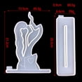 thumbnail image 1 of Agiferg Couple Silicone Epoxy Mould Kit Epoxy Pouring Handmade Desktop Decoration Craft Home Decor, 1 of 1