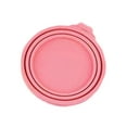 thumbnail image 3 of Tapa hermética de silicona para latas de mascotas, sellador versátil para almacenar alimentos, tapa flexible para perros Rosa, 3 of 9
