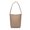 Grey, variant on Soft PU Bucket Shoulder Tote Bag, Minimalist Large Capacity Purse for Women, Black